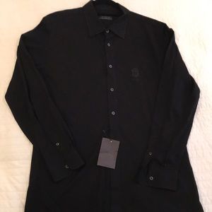 NWT Men’s l/s lightweight pique button down shirt